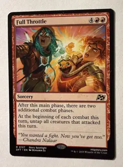 Full Throttle 0127 Aetherdrift DFT MTG Magic - Image 1