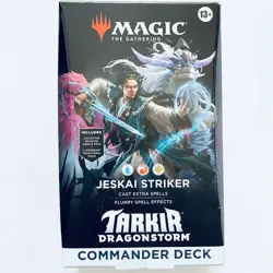 MTG Tarkir: Dragonstorm Commander Deck - Jeskai Striker NEW SEALED - Image 1