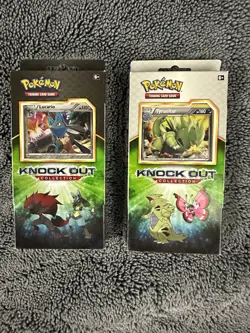 Pokemon TCG 2017 Knock Out Collection Lucario And Tyranitar Box Combo Sealed - Image 1