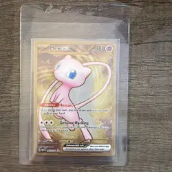 Pokemon TCG Mew EX Metal Gold NM 205/165 Scarlet & Violet 151 Promo Card - Image 1