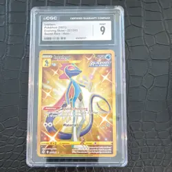 Pokemon Inteleon CGC Graded Card Evolving Skies 227/203 2021 Secret Rare Holo - Image 1
