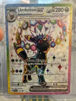 Pokemon TCG Umbreon EX 176 Black Star Promo Nm Near Mint Condition - Image 2