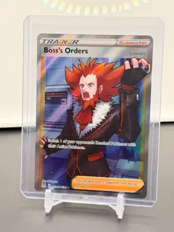 Pokemon TCG Boss's Orders #TG24 FA Trainer Holo Rare TG24/TG30 Lost Origin NM - Image 1