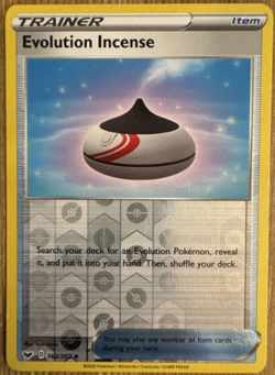 Pokemon - Evolution Incense 163/202 - Reverse Holo - Sword & Shield - NM/ - Image 1