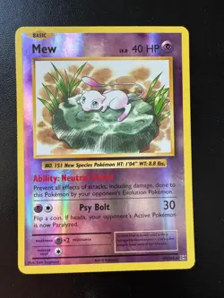 Pokemon TCG - Mew - 53/108 - Reverse Holo - XY-Evolutions - LP condition - Image 1