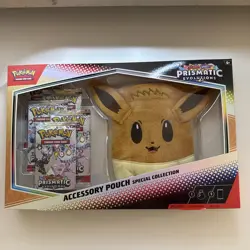 Pokemon TCG Prismatic Evolutions Accessory Pouch Special Collection Box Sealed.. - Image 1