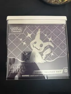 Pokemon TCG Scarlet & Violet Paldean Fates ETB With Acrylic Case 820650856181 - Image 1