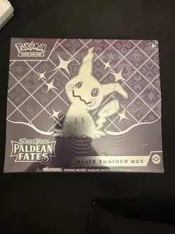 Pokemon TCG Scarlet & Violet Paldean Fates ETB With Acrylic Case 820650856181 - Image 2