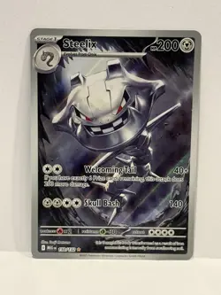 Pokemon Steelix Me01 Mega Evolution 150/132 Holo Illustration Rare 200HP - Image 1