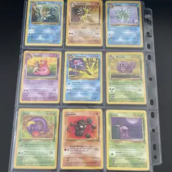 🌈 Pokemon Fossil Set Complete Pokemon Fossil Set Common+Uncommon Cards 🌈 - Image 2