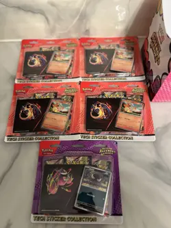 Pokemon Ascended Heroes Tech Sticker Collection Lot Of 5 -4 Charmander + Gastly - Image 2