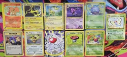 11 Vintage Pokemon Cards Lot of 11 cards JPN Jungle, English Jungle, Base Set 2 - Image 1