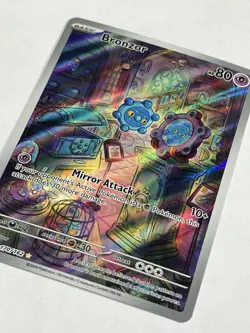 2024 Bronzor 170/162 SV05 Temporal Forces Illustration Rare Holo Pokemon TCG NM - Image 2