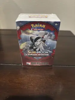 Pokemon Sun and Moon Crimson Invasion PreRelease Kit Sealed Build Battle - Image 1