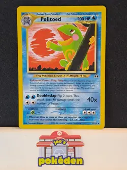 Politoed 27/75 Neo Discovery Regular Pokemon TCG NM-LP - Image 1