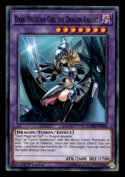 Dark Magician Girl the Dragon Knight LEDD-ENA36 Legendary Dragon Decks Yu-Gi-Oh - Image 1