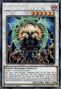 Archfiend's Call FIGA-EN032 Secret Rare 1st Edition NM Yugioh DNA GAMES - Image 1