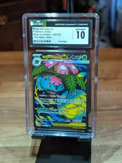 CGC 10 Gem Mint - Mega Venusaur ex 155/132 - Pokemon TCG: Mega Evolution - Image 3