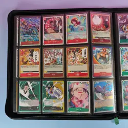 SAMMELKARTENORDNER ONE PIECE GRUNER BINDER OP01 - OP04 FULL SETS - Image 3