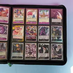 SAMMELKARTENORDNER ONE PIECE GRUNER BINDER OP01 - OP04 FULL SETS - Image 4