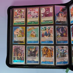 SAMMELKARTENORDNER ONE PIECE GRUNER BINDER OP01 - OP04 FULL SETS - Image 5