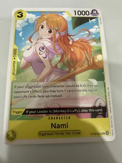 One Piece TCG Nami C Starter Deck 29: Egghead ST29-008 NM - Image 1