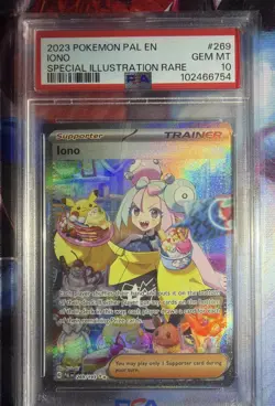 Paldea Evolved #269/193 Iono Special Illustration Rare PSA 10 - Image 1