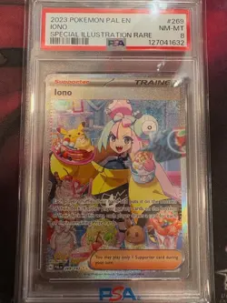 2023 POKEMON PAL EN-PALDEA EVOLVED SPECIAL ILLUSTRATION RARE #269 IONO PSA 8 - Image 1