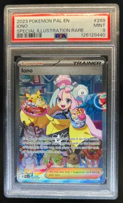 2023 Pokemon SV Paldea Evolved Iono #269/193 PSA 9 - Image 1