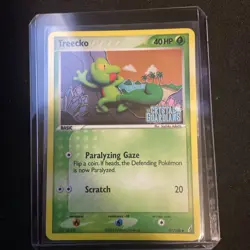 2006 Pokemon Treecko 67/100 - EX Crystal Guardians - Reverse Holo - STAMPED - LP - Image 1