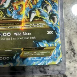 Mega M Charizard EX 108/106 Secret Rare XY Flashfire set Holo Pokemon Card LP-NM - Image 5