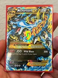 Mega Charizard EX 108/106 Secret Rare XY Flashfire Pokemon Card NM - Image 1