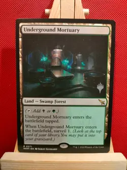 Underground Mortuary (Stamped) - Murders at Karlov Manor - Rare - NM - MTG - Image 1