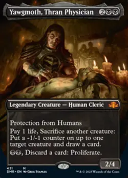 Yawgmoth, Thran Physician (Borderless) - Dominaria Remastered (DMR) - Image 1