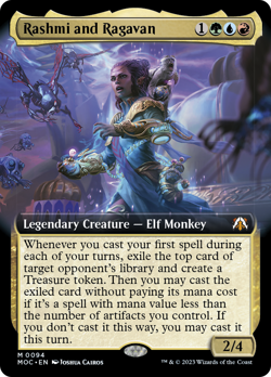 Rashmi and Ragavan (Extended Art) FOIL March of the Machine Commander NM - Image 1