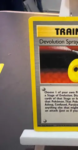 Pokemon Cards: Base Set Rare: Devolution Spray 72/102 TCG 1999 WOTC Vintage - Image 2