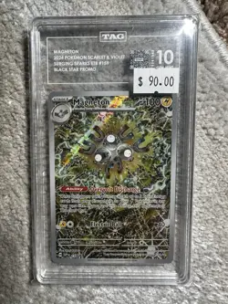 Pokemon TCG Magneton SVP 159 Pokemon Center Stamped Promo Tag 10 - Image 1