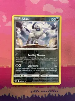 Pokemon Card Absol Astral Radiance Reverse Holo Rare 097/189 NM - Image 1