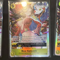 Bandai One Piece Card Game Boa Hancock Foil Lot OP14 EB04 OP07 6 Cards Special - Image 3