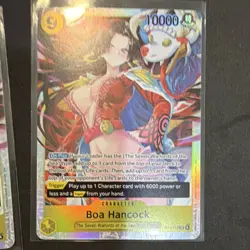 Bandai One Piece Card Game Boa Hancock Foil Lot OP14 EB04 OP07 6 Cards Special - Image 4