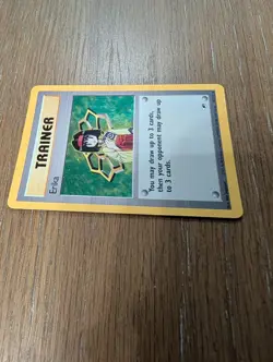 Erika Trainer 16/132 Holo Rare Gym Heroes Pokemon Card - Vintage WOTC - Image 4