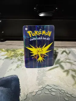Zapdos #145 - Vintage Vending Machine Prism Sticker 2000 - Pokemon Card - Image 1