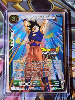 Fest Stamped Son Goku Spirit Bomb Unleashed Dragon Ball Super Card BT14-071 - Image 1