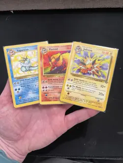 Eeveelutions Pokemon Card Collection Lot Wotc Rares Vintage 1999 - Image 1