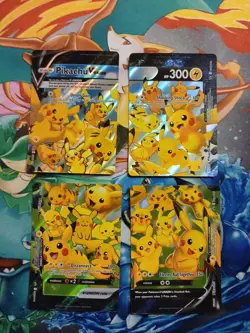 Pikachu V-Union [Set of 4] SWSH: Sword & Shield Promo Cards Holo - Image 1