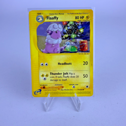 Flaaffy Pokemon Card 77/165 Expedition Base Card,Christmas Tree,2002 Pokemon TCG - Image 1