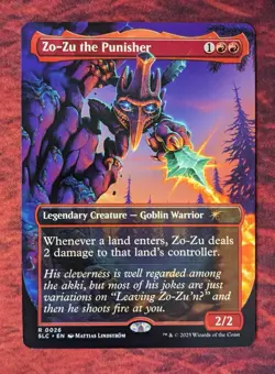 Zo-Zu the Punisher 0026 Near Mint NM SLC Secret Lair Encyclopedia Magic MTG - Image 1