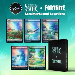Secret Lair x Fortnite: Landmarks and Locations - Traditional Foil - MtG - Image 1