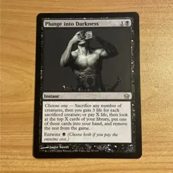MTG / Plunge Into Darkness / Fifth Dawn / Great Condition - Image 1