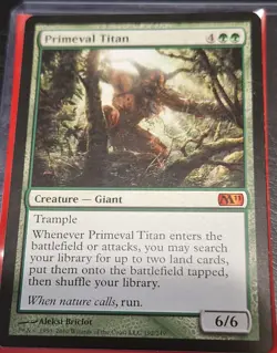 Magic The Gathering M11 | Primeval Titan | 192 | LP Regular. - Image 1